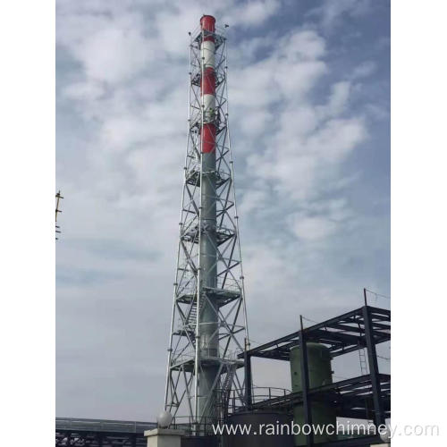 coal-fired power plant high chimney